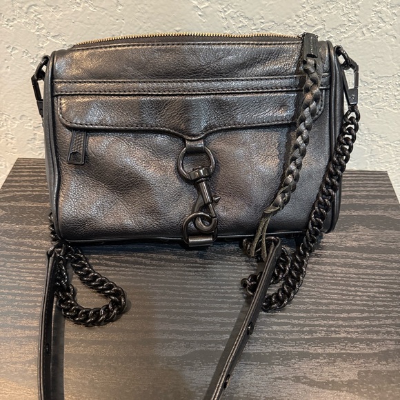 Rebecca Minkoff Black Leather Cross Body Bag - Picture 6 of 16